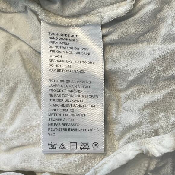 Urban Outfitters White Romper Size SP Ruffle‎ Coquette Cottagecore Smocked Waist - Picture 7 of 8